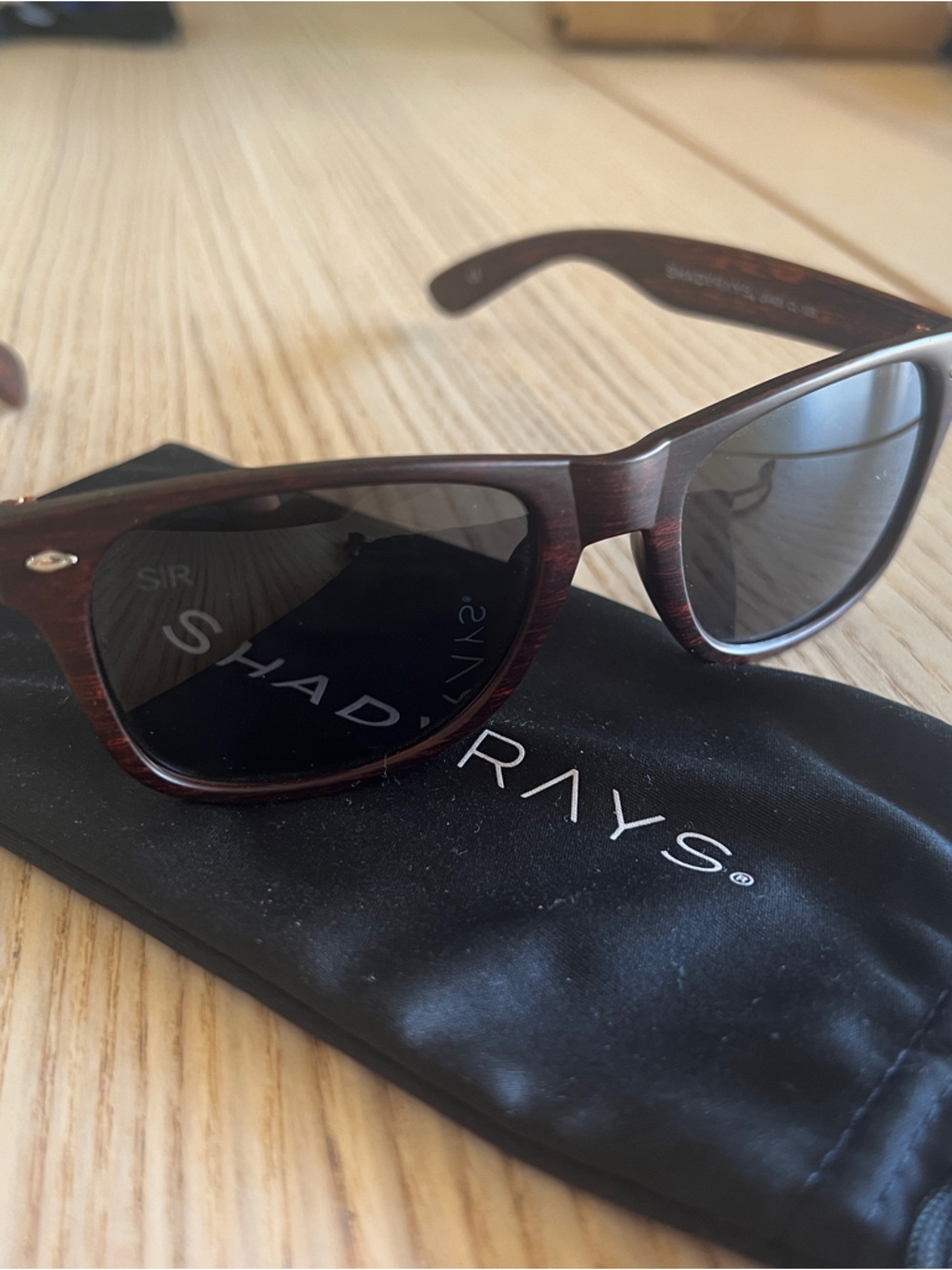 Shady Rays Classic Original Polarized Wayfarer Style Sunglasses - Brown